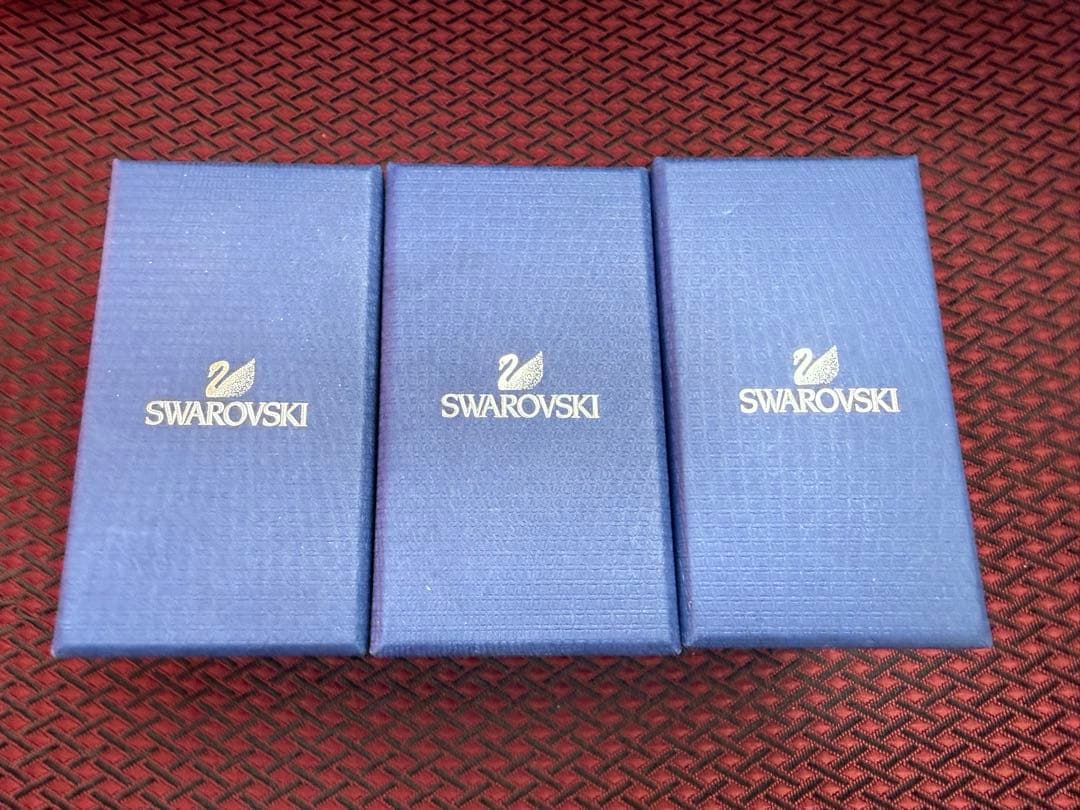 スワロフスキー　バングルブレスレット 3点セット