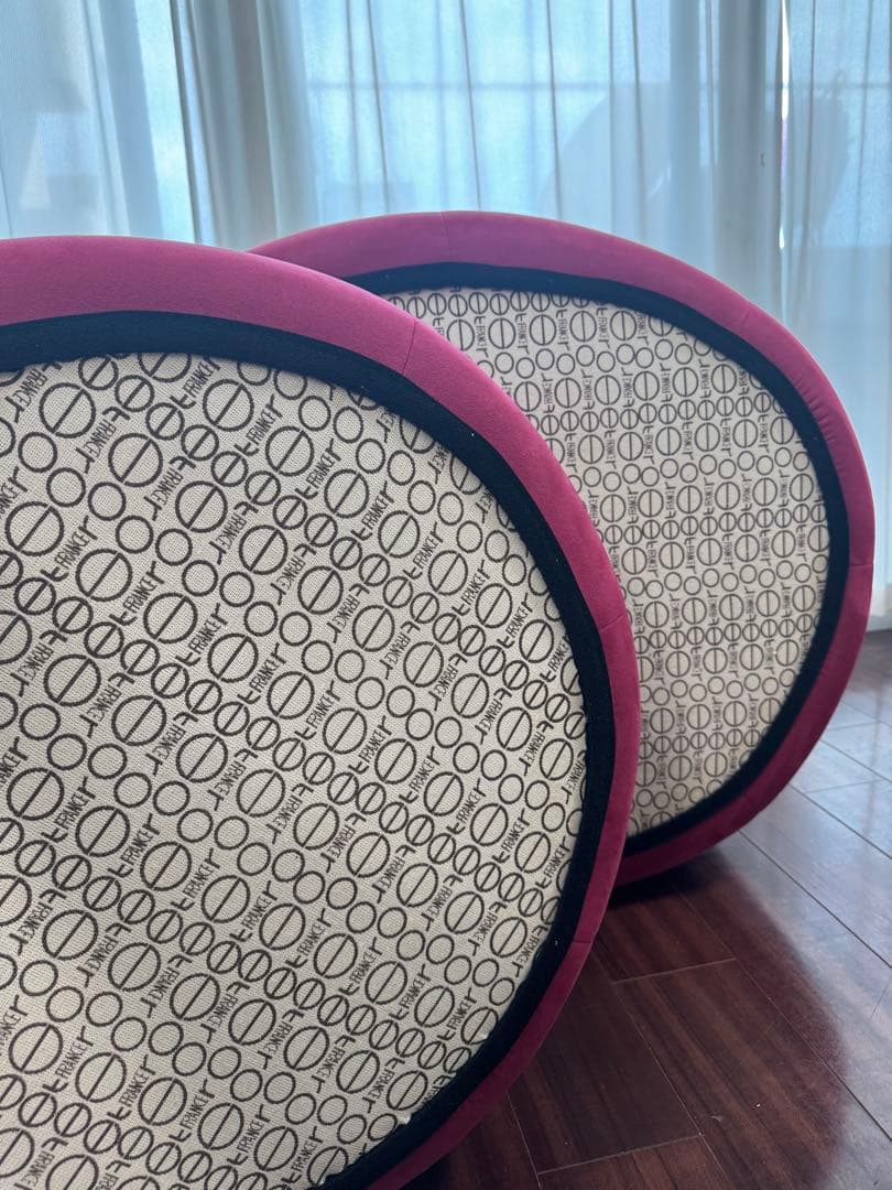 リーンロゼ　パンプキン ピンク 1人掛けソファ　オットマンは別売り