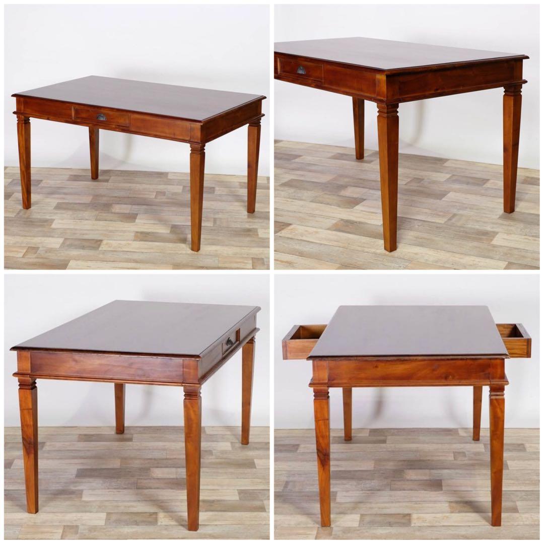 A 新品 アジアン ダイニングテーブル L カフェ アンティーク カントリー