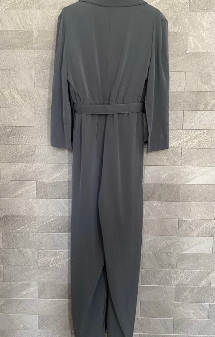 etoll. スリットスリーブオールインワンパンツドレス 結婚式 長袖