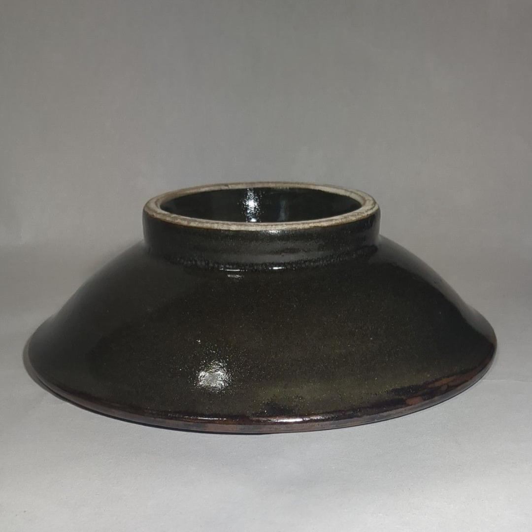 金城敏昭 壺屋焼 やちむん 魚文 海老文 盛鉢 沖縄 琉球 「昭」銘入り 美品