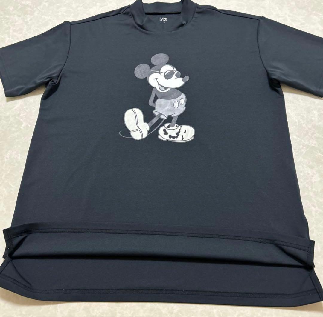 ミッキーマウス Tシャツ V TWELVE【色褪せ、毛玉無し】