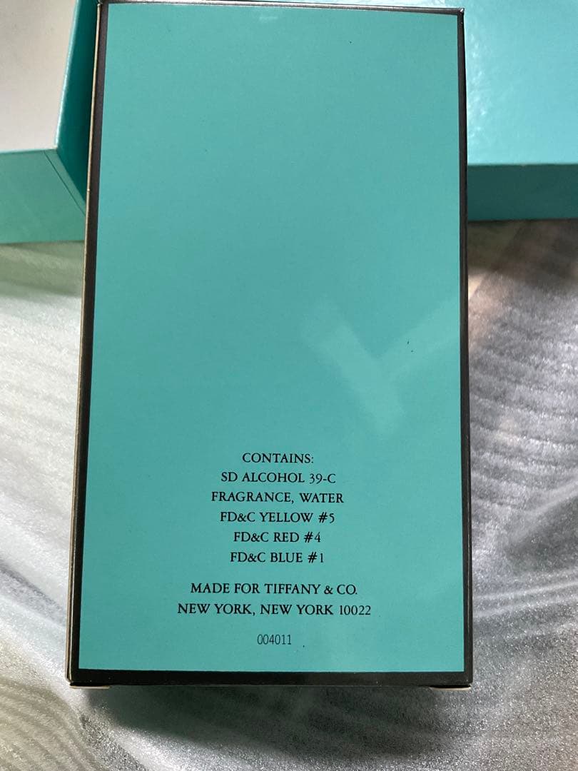 ほぼ満量　Tiffany ティファニー フォーメン コロン 100ml 香水