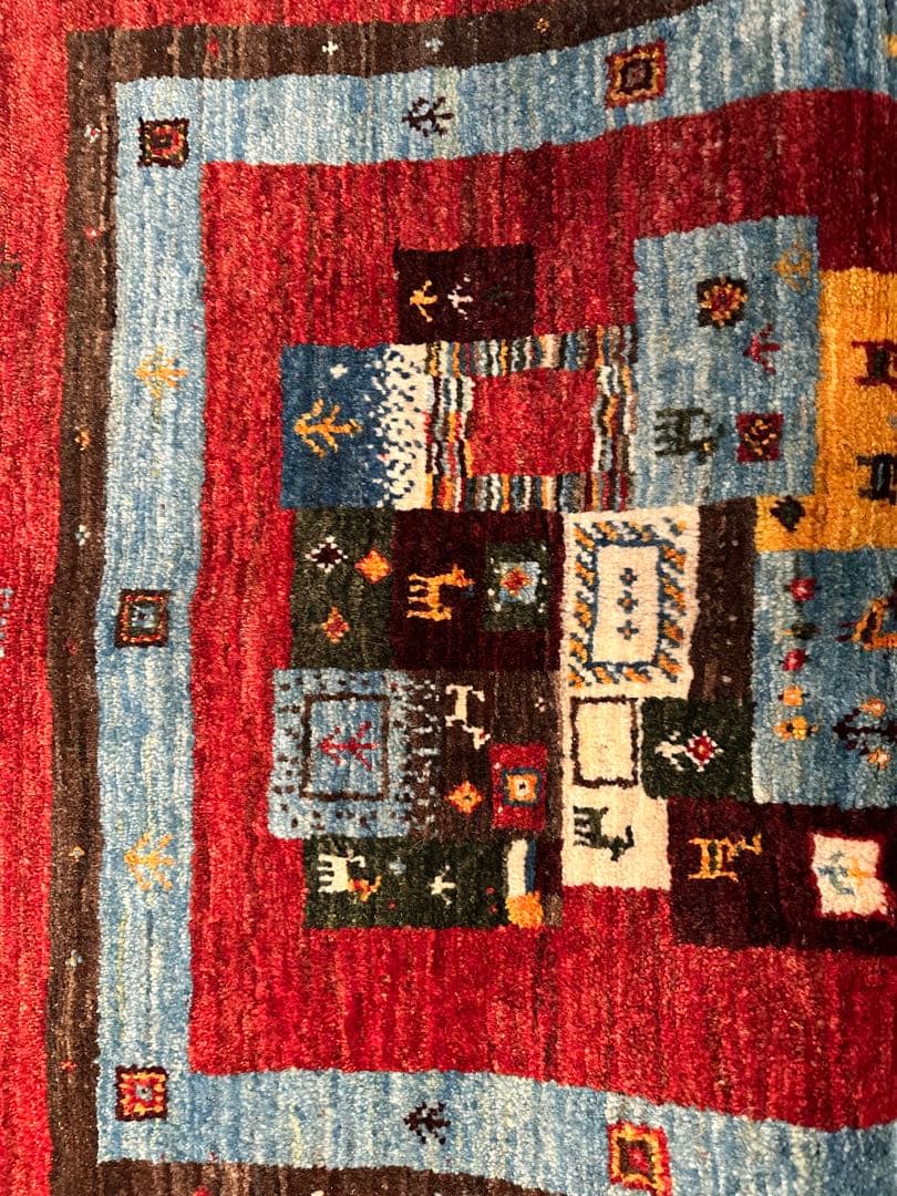 ギャッベ　ペルシャ絨毯