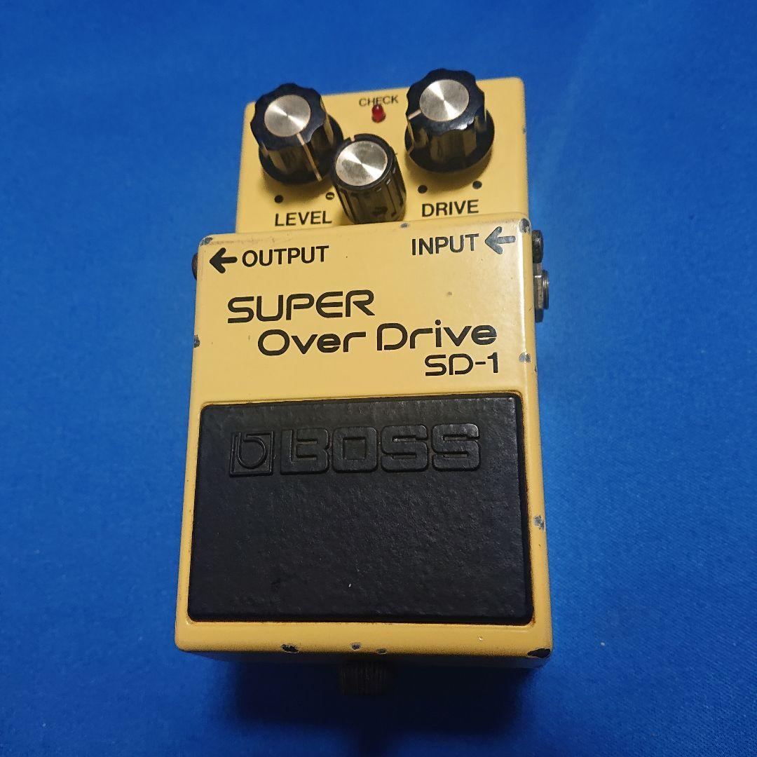 BOSS SD-1 オーバードライブ NEC C4558C 81年 箱 説明書