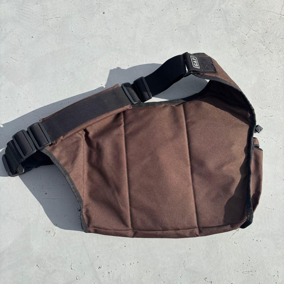 old gap ワンショルダーバッグ スリングバッグ ブラウン 00s 肩掛け