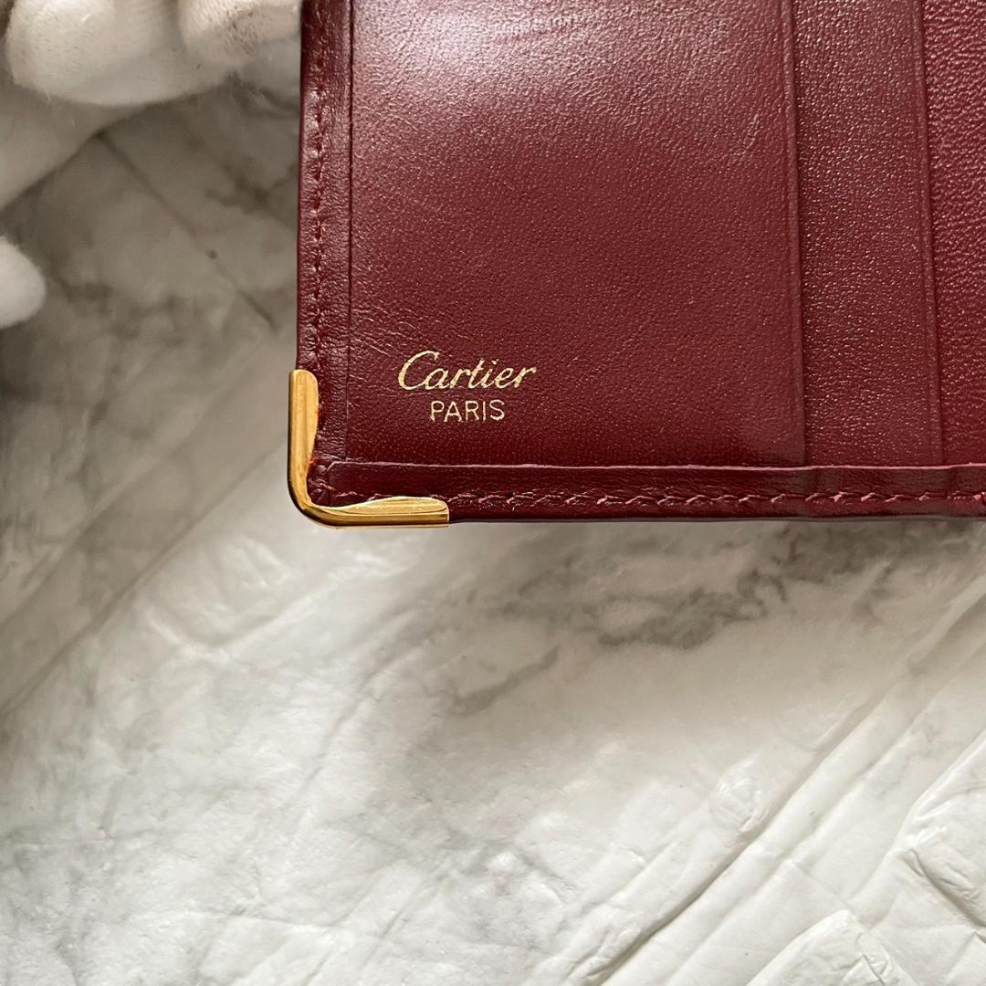 付属品完備✨Cartier カルティエ　折り財布　マストライン