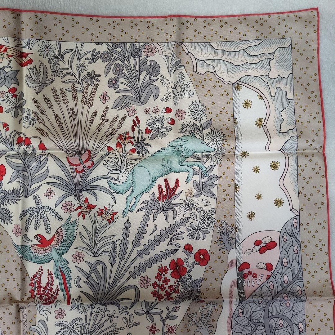 エルメス　カレ90　始まりの歌　オレンジボックスつき