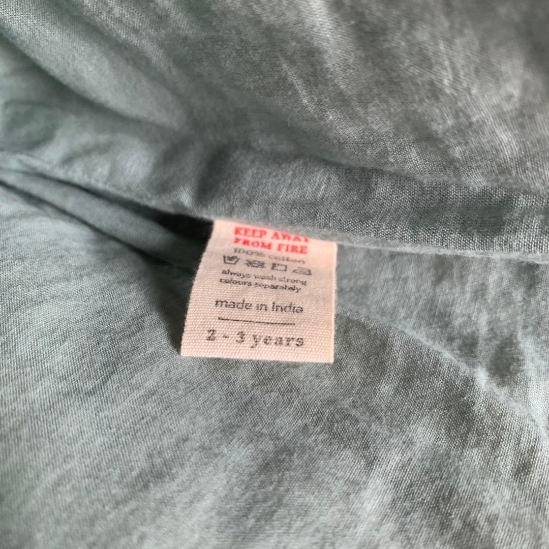 【apolina】キルティングワンピース　2-3y