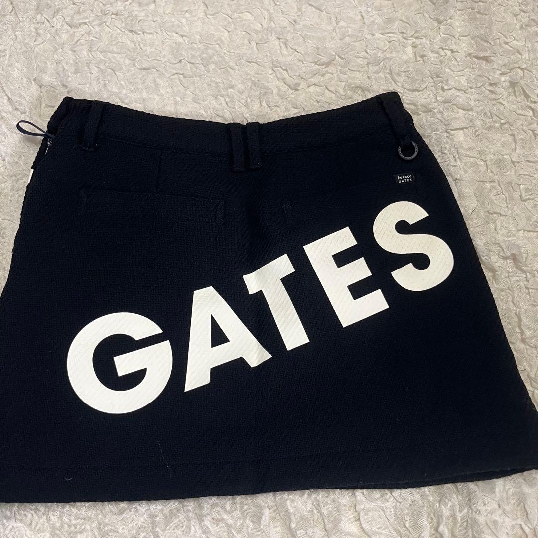 PEARLY GATES【ストレッチ】ミニスカート パーリーゲイツ 1 Ｍ 黒