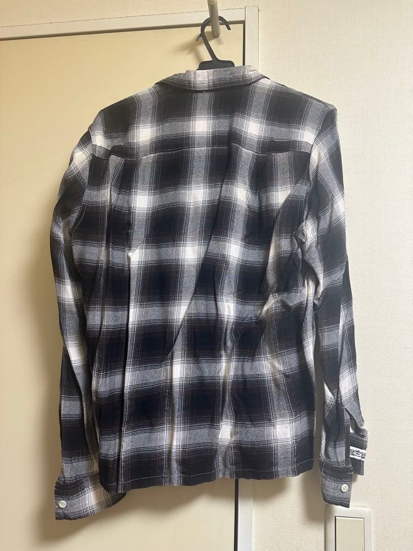 number (n)ine ナンバーナイン チェック ネルシャツ 音符