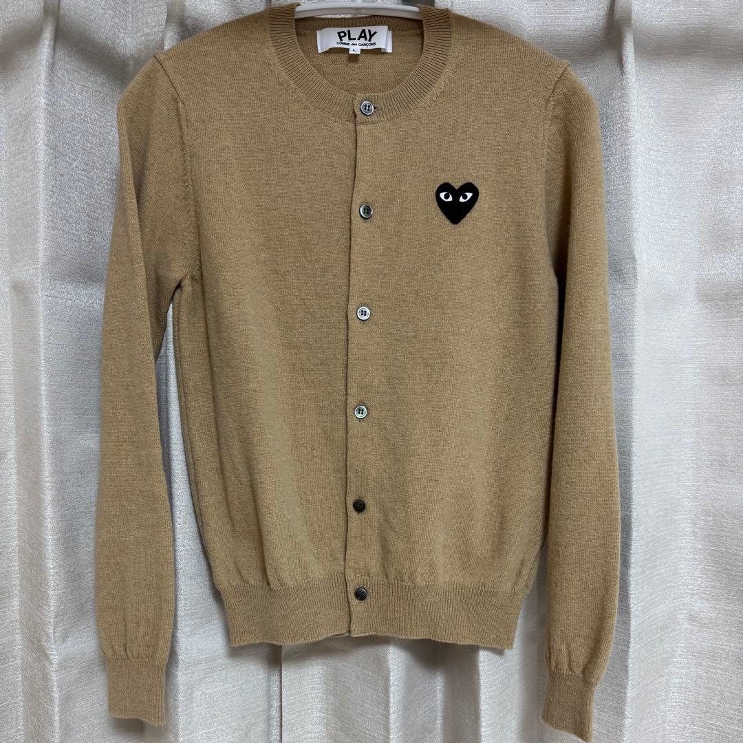 play comme des garcons カーディガン ベージュ L