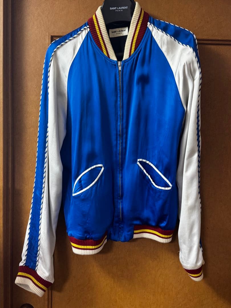 14ss SAINT LAURENT ジャケット スカジャン 46