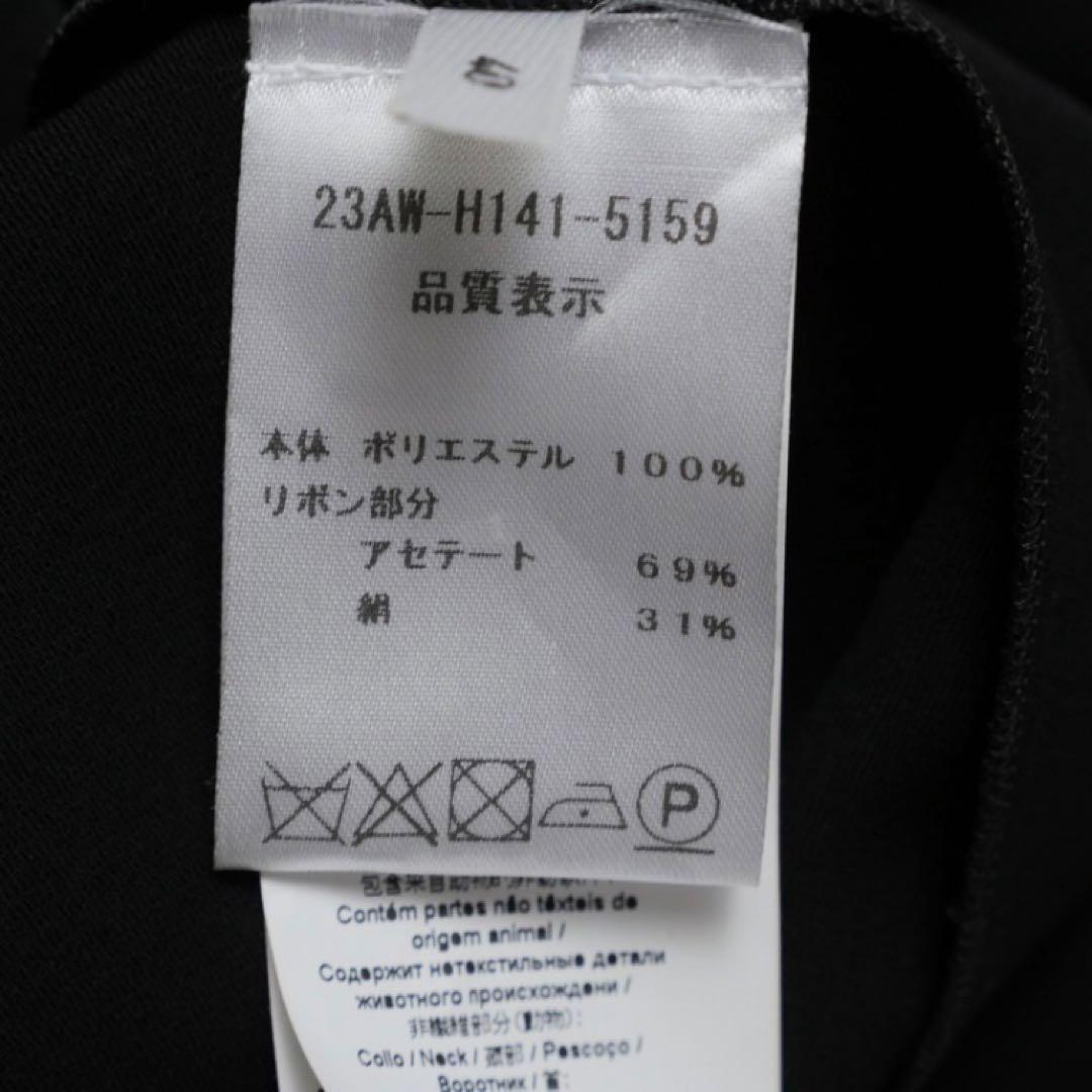 2023/ヌメロヴェントゥーノ/スカーフディテールドレスワンピース/ボウタイ