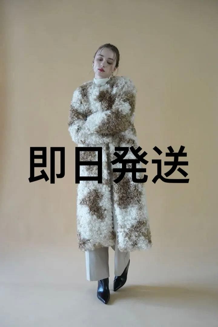 最終値下げ　Acka curly mix fur coat