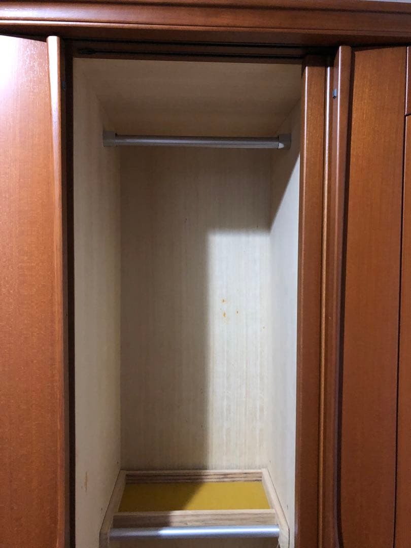 府中家具 洋箪笥 ミラー付き3枚扉