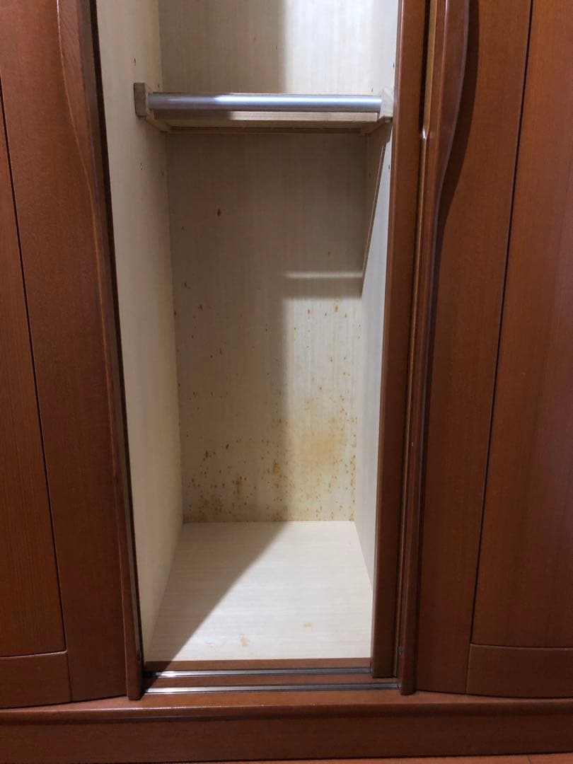 府中家具 洋箪笥 ミラー付き3枚扉