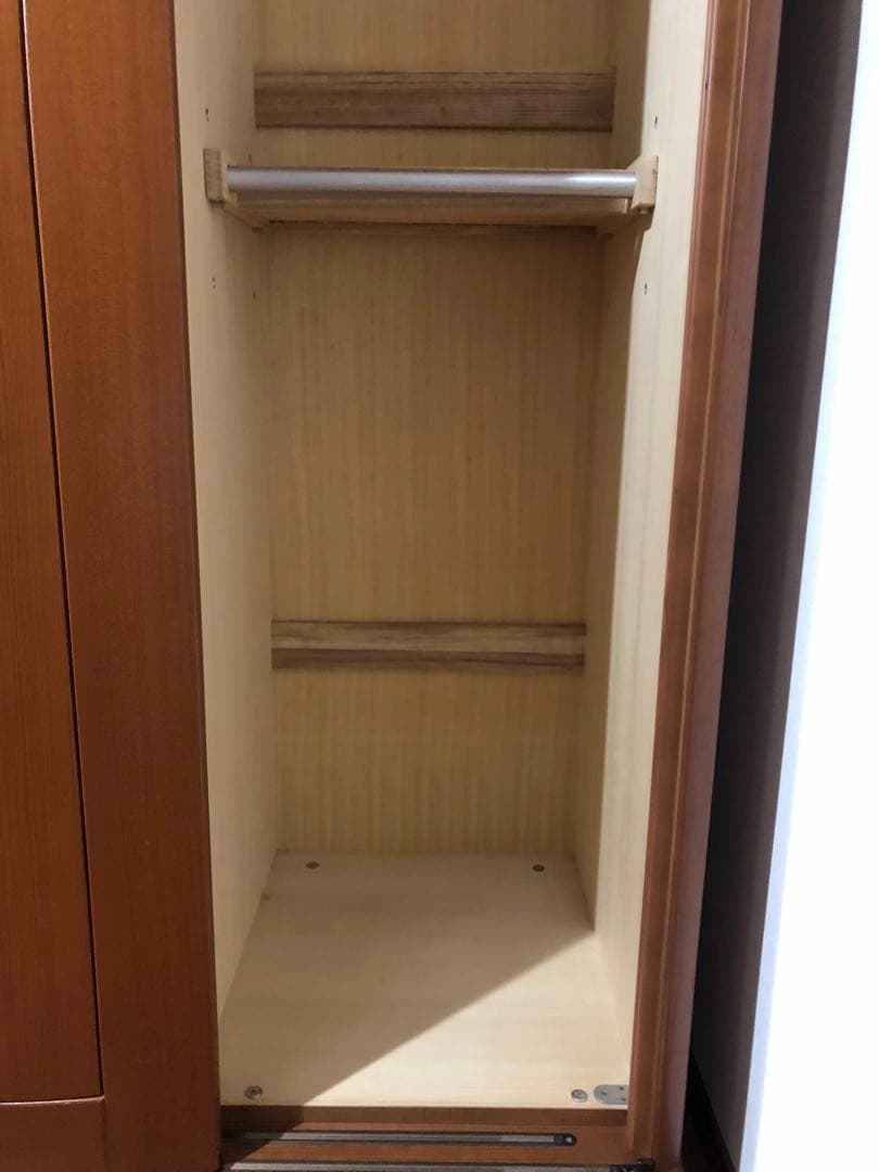 府中家具 洋箪笥 ミラー付き3枚扉