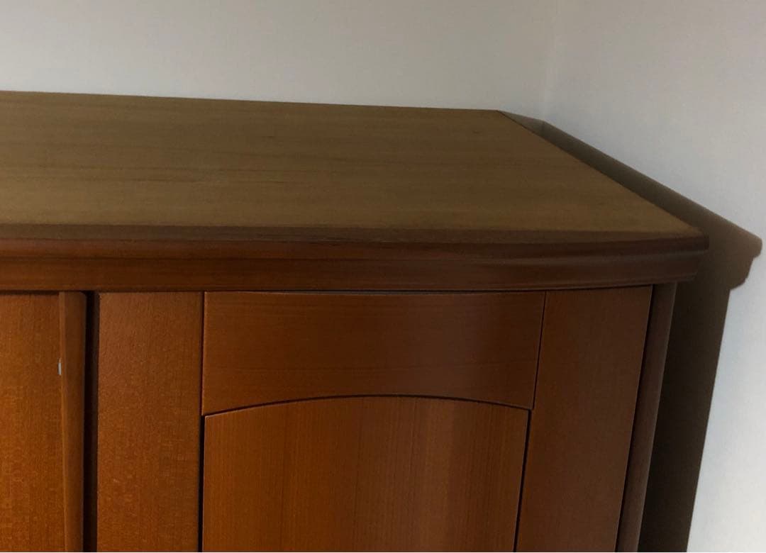 府中家具 洋箪笥 ミラー付き3枚扉