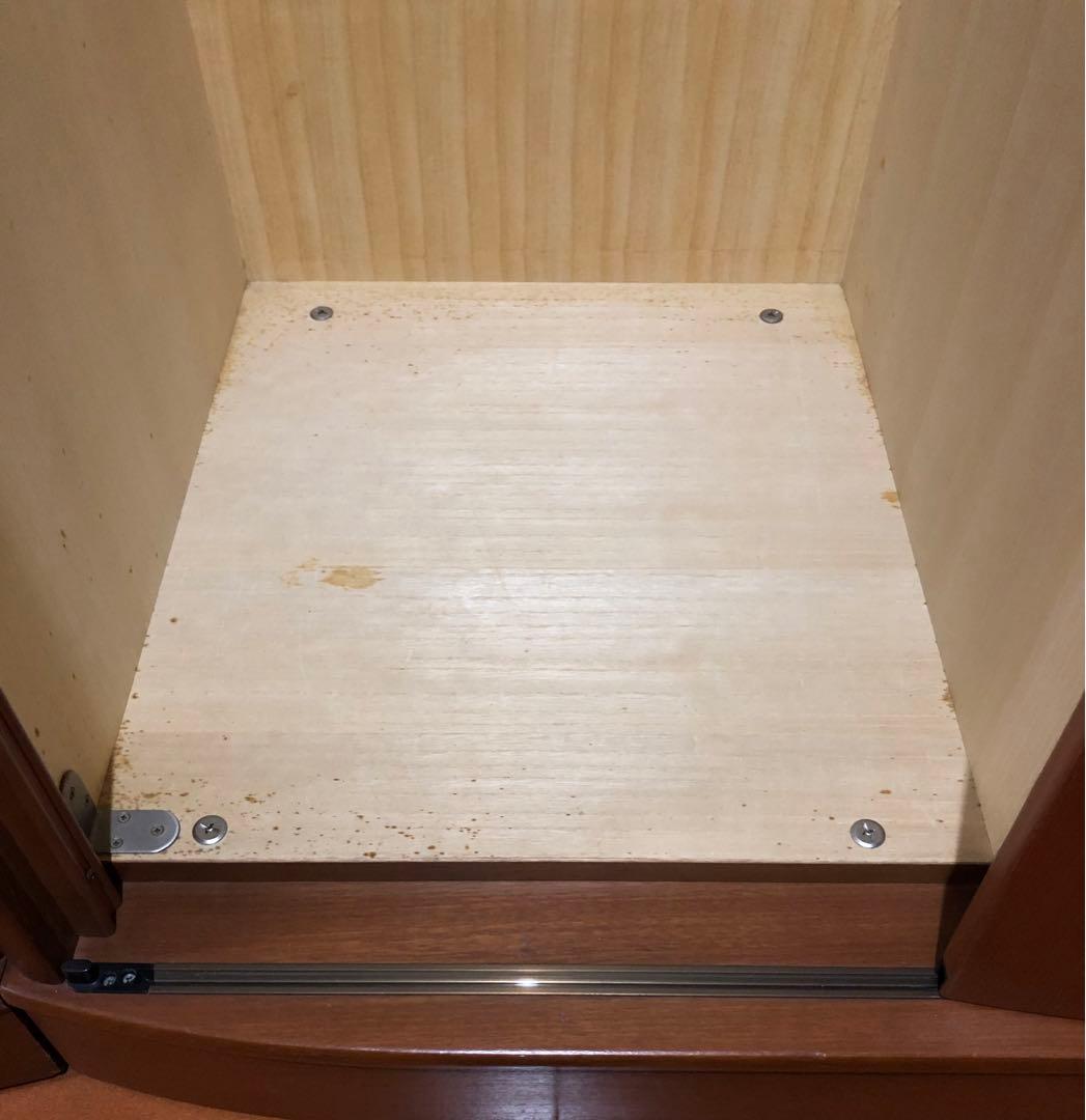 府中家具 洋箪笥 ミラー付き3枚扉