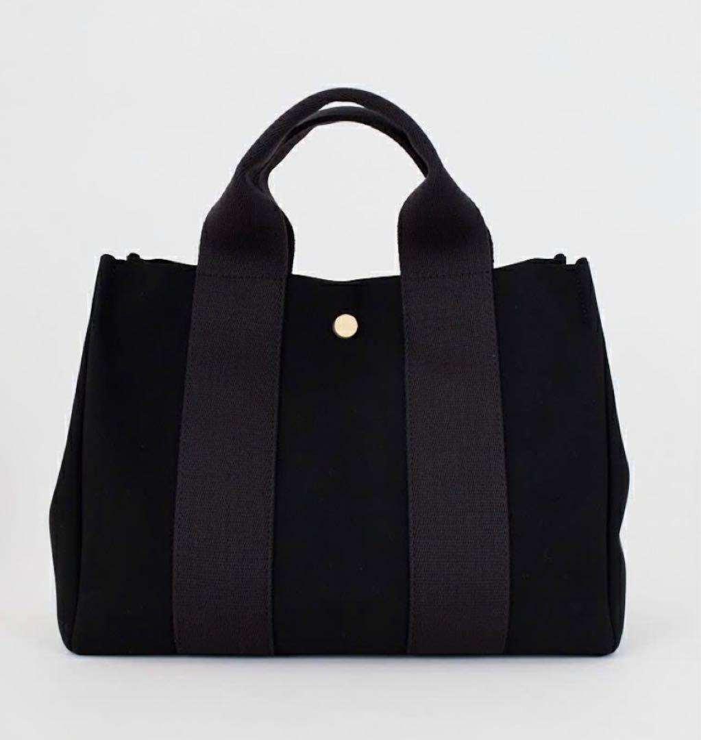 VIOLAd'ORO ブラック ベロア トートバッグ　M