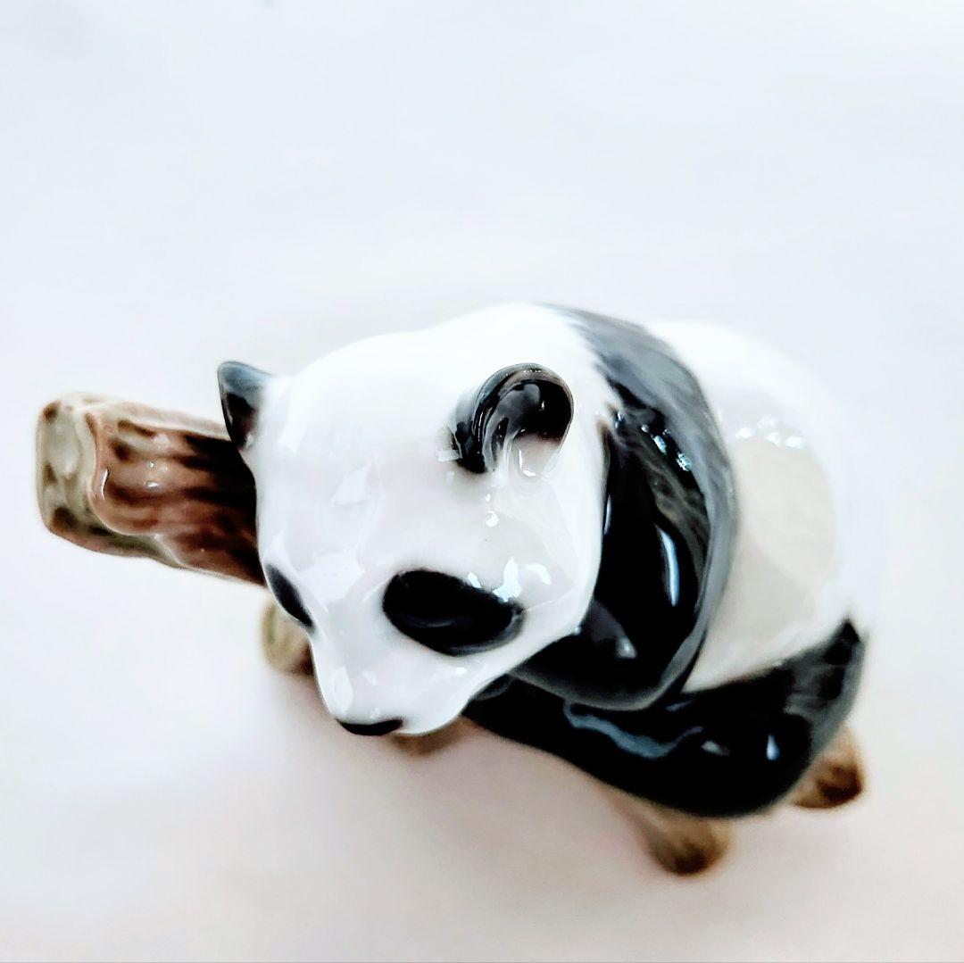 リヤドロ【美品・箱入】フィギュリン《幸運のパンダ》No.8105