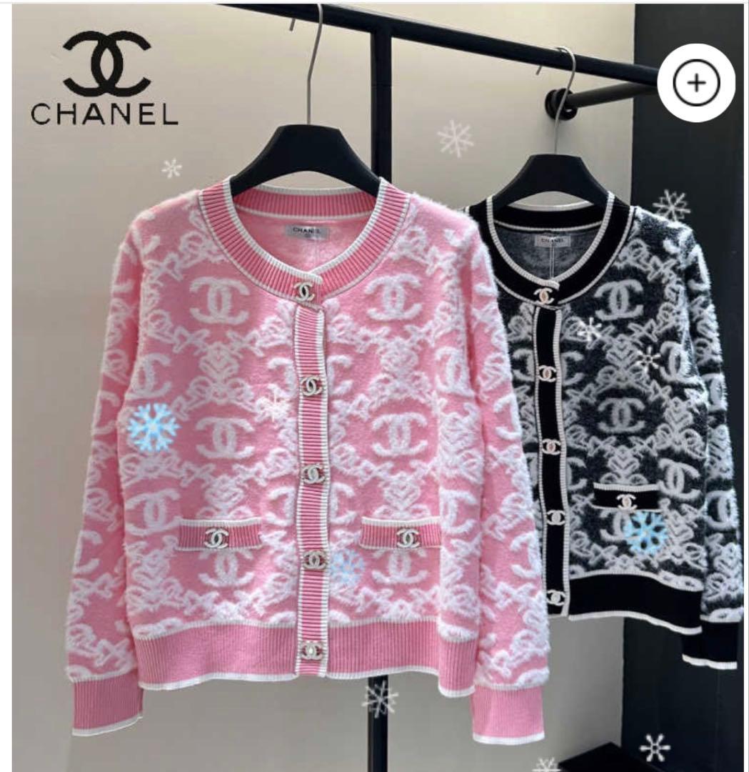 ♡*ん様 CHANEL ロゴ入りカーディガン