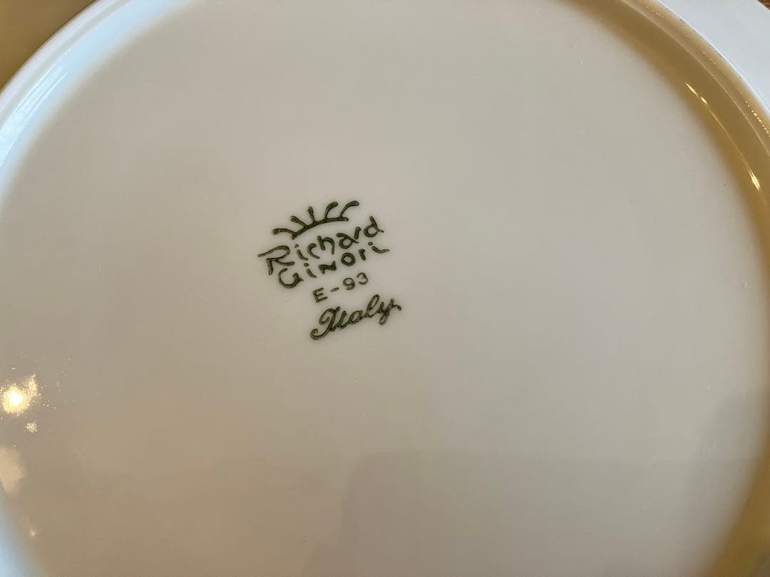 ジノリ　アンティコロイヤルブルー　19デザートプレート×5