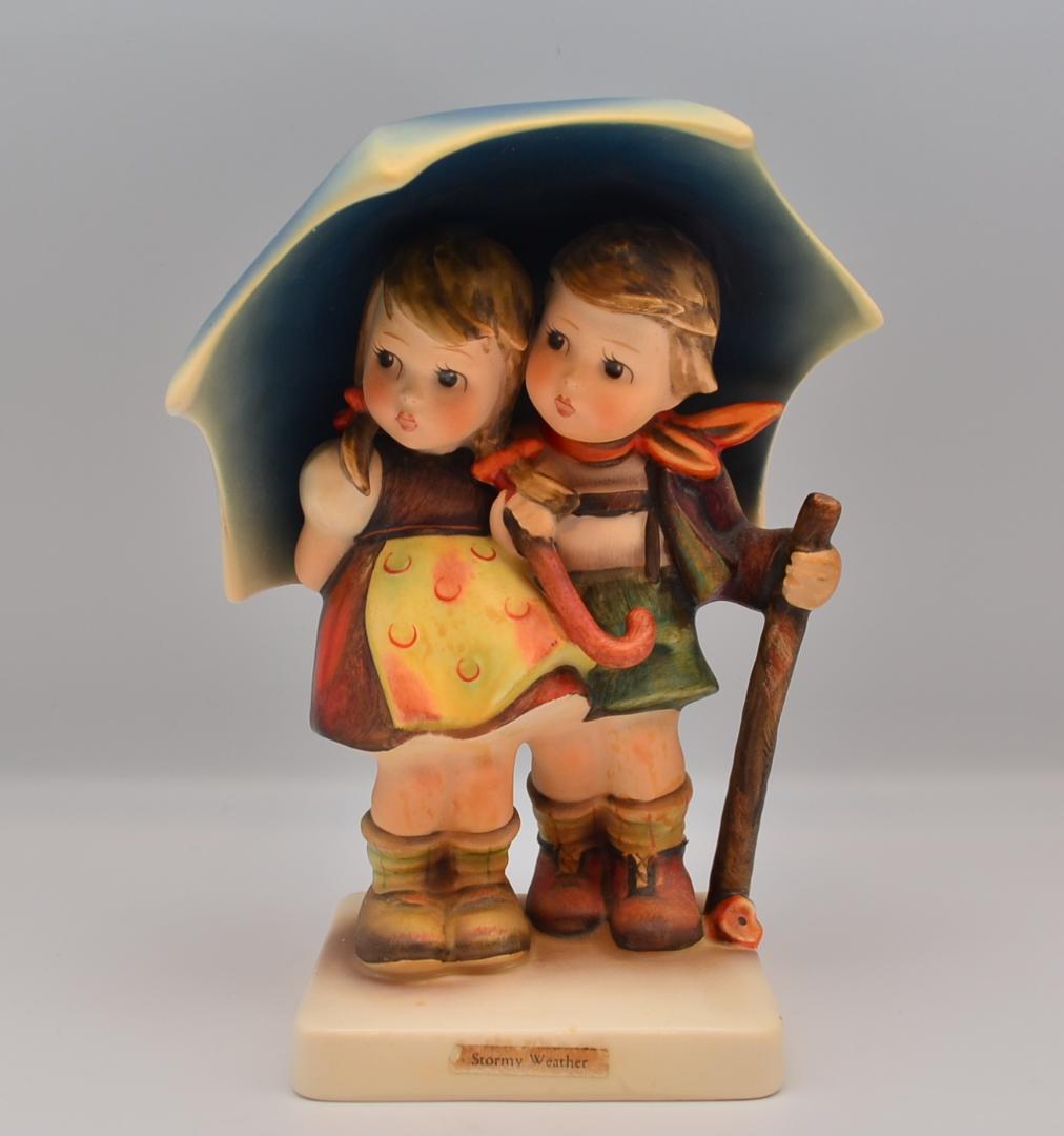 荒れた天気　＃71　No.9　★フンメル人形　ドイツ・ゲーベル　ヴィンテージ