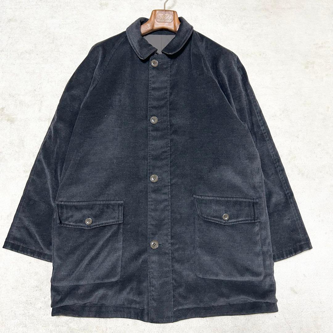 美品　クリスチャンディオール　リバーシブル　ステンカラーコート　起毛コート　L