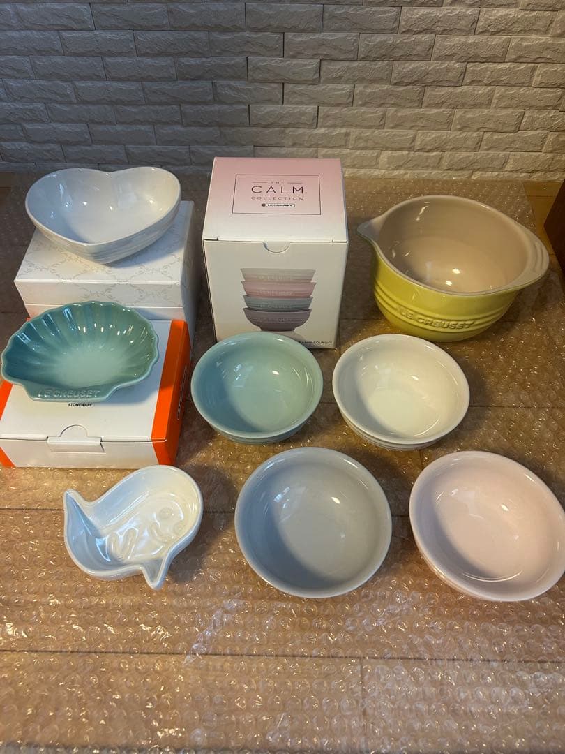 ル・クルーゼ★カームコレクション・コキール・ハートディッシュ・ミキシングボウル