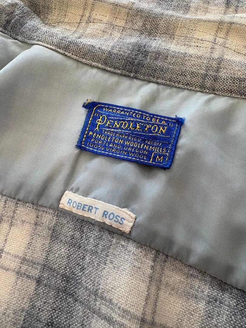 50s PENDLETON ボードシャツ ウールシャツ