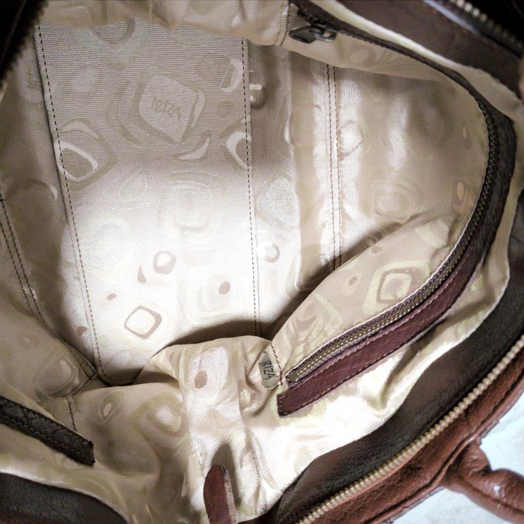 ★IBIZA【イビサ】パイソン トートバッグ ダークブラウン 良品 レア