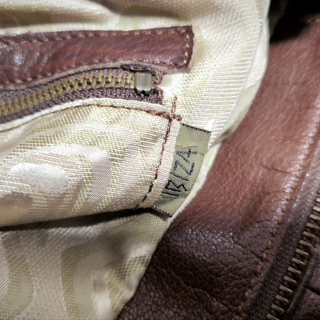 ★IBIZA【イビサ】パイソン トートバッグ ダークブラウン 良品 レア