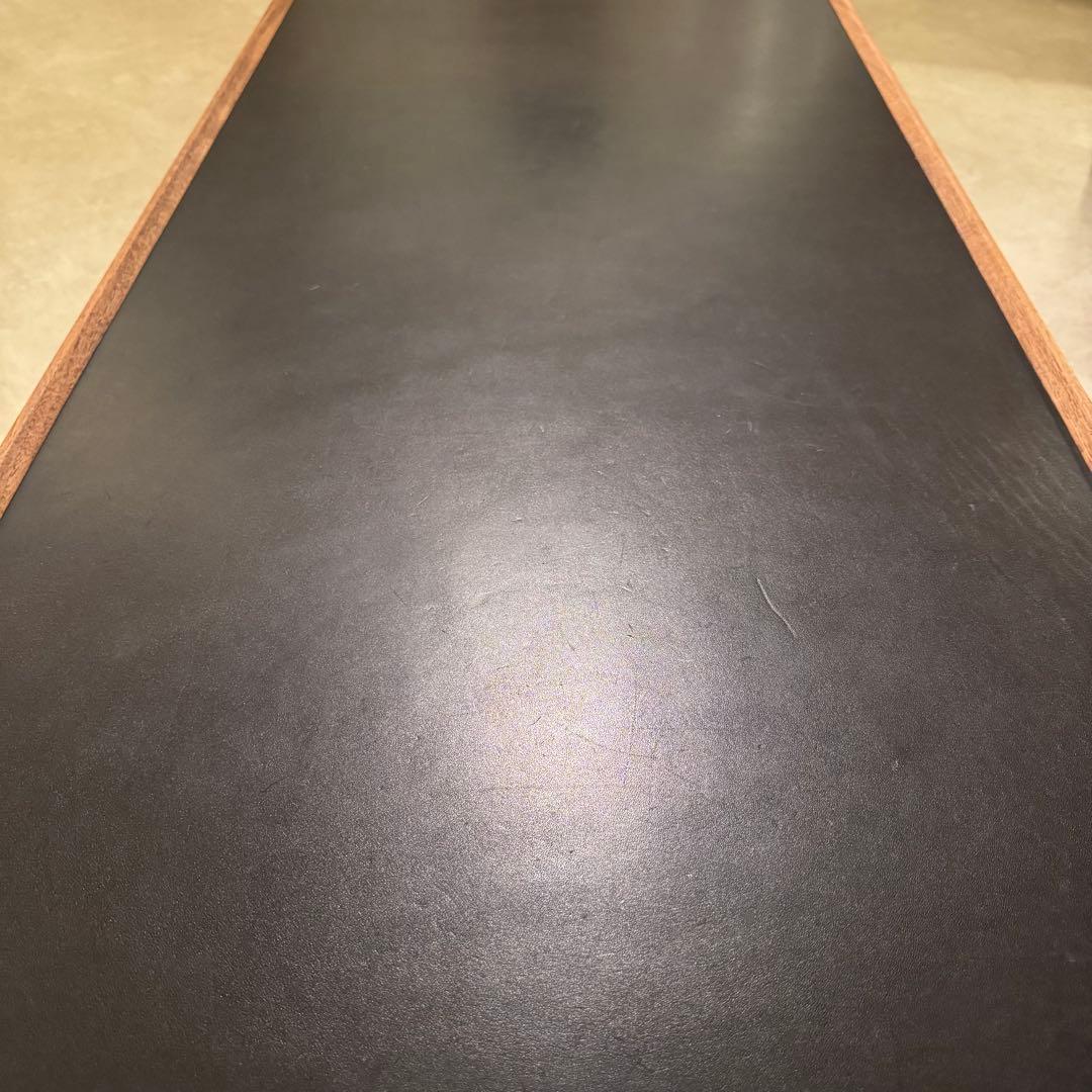 REMBASSY フレームドレザー ローテーブル (樹種オーク)