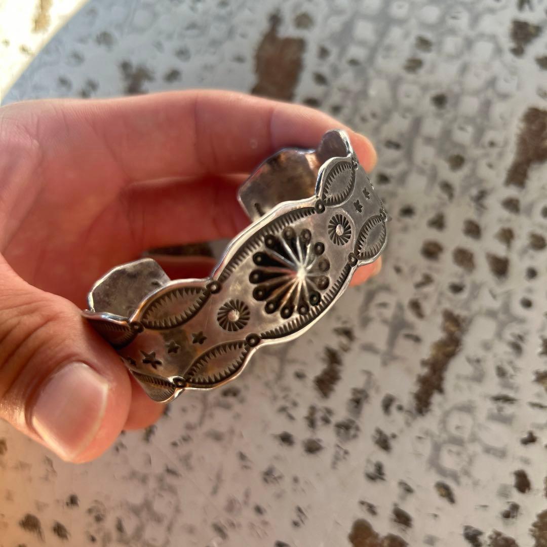 ナバホ族　バングル　シルバー925 刻印