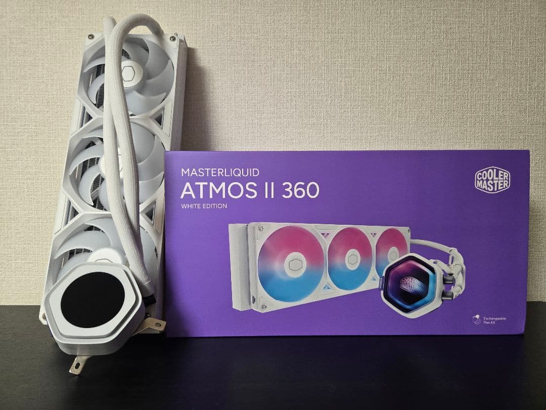 MasterLiquid 360 Atmos II LCD 簡易水冷 ホワイト