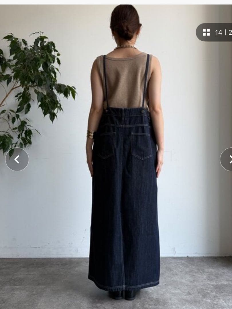 新品dou douデニムジャンスカ