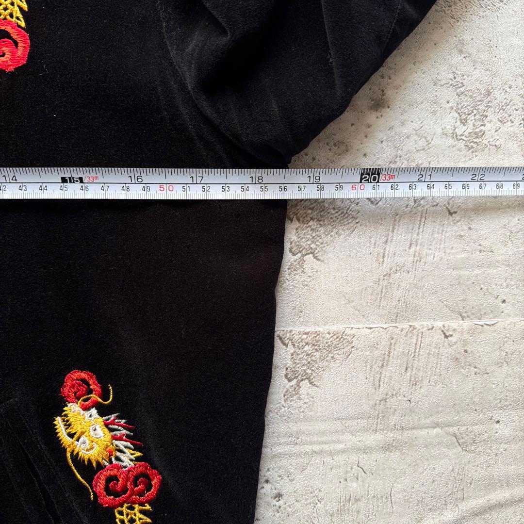 Cropped Heads スカジャン ベロア ジャケット L