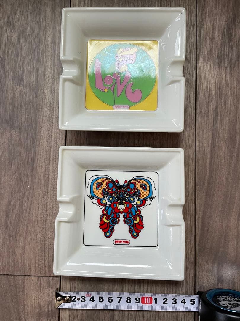peter max 灰皿　2枚セット