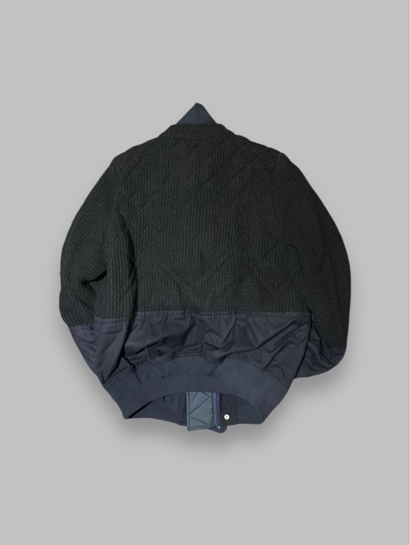 sacai 16aw ニットドッキング Wool Blouson ブルゾン