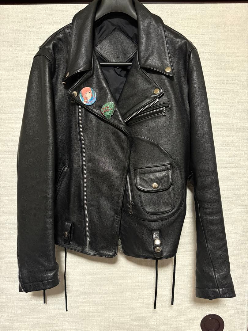 ペイント ライダースジャケット