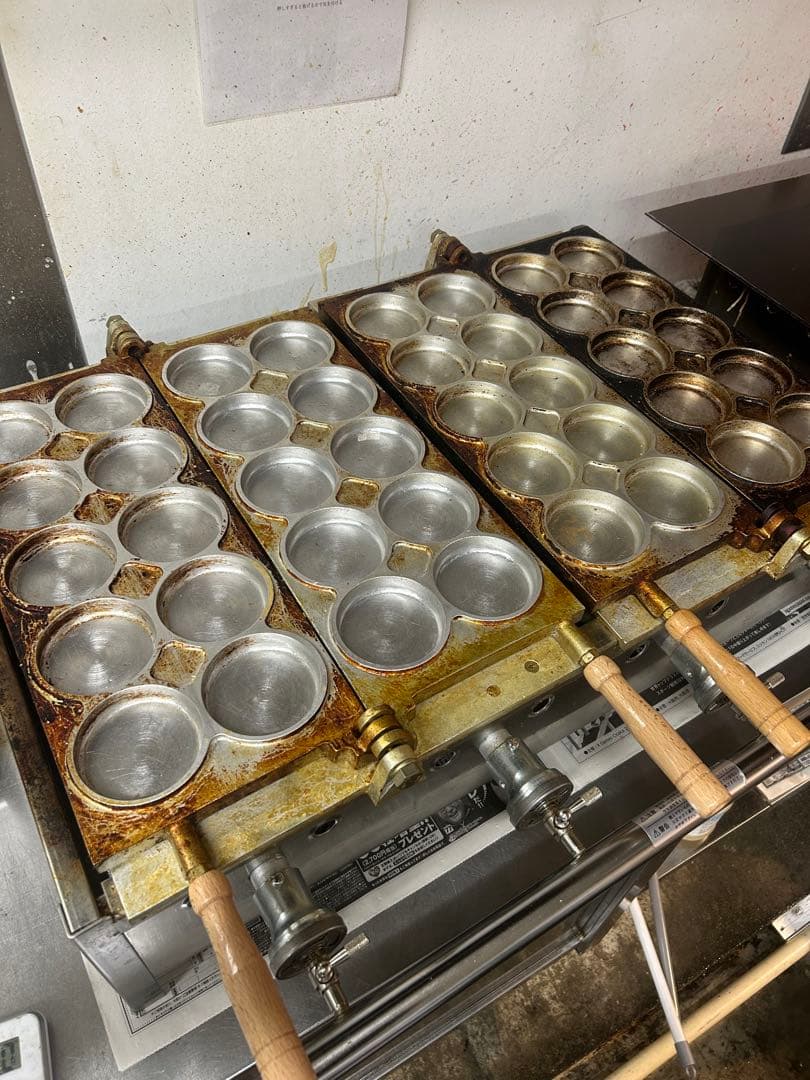 キム 大判焼き器(回転焼) アルミ　2連用