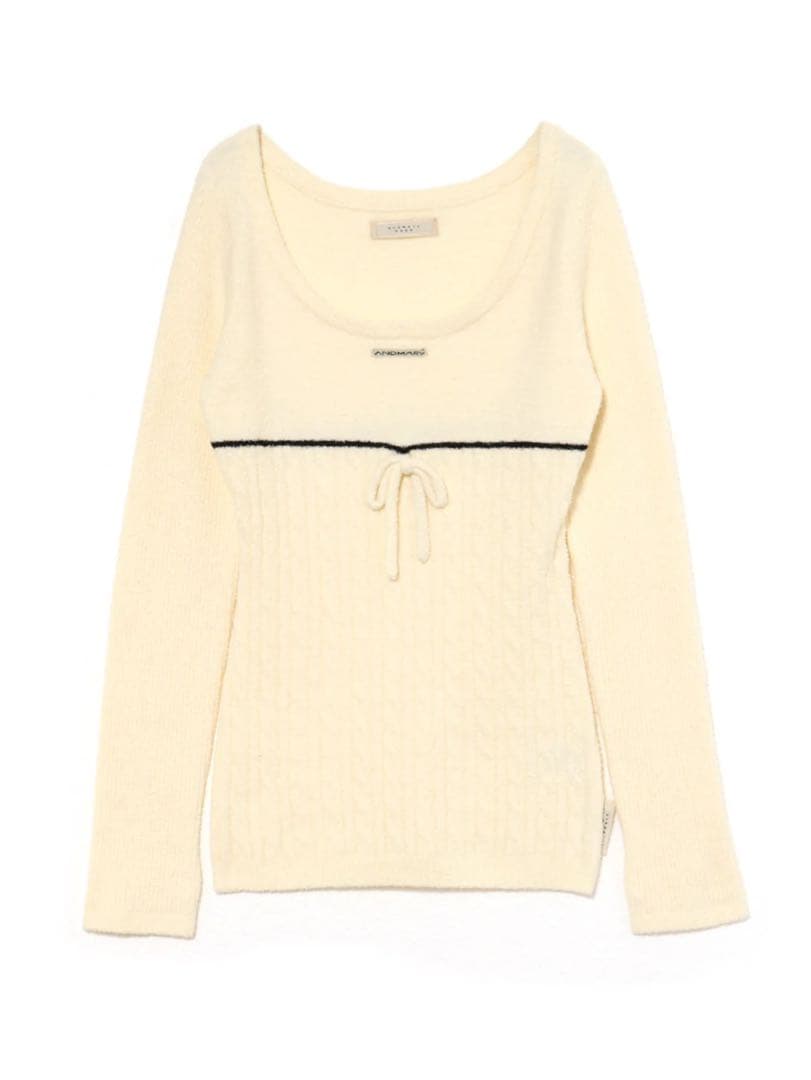 ルームウェア・パジャマ Sugar knit cable tops ivory