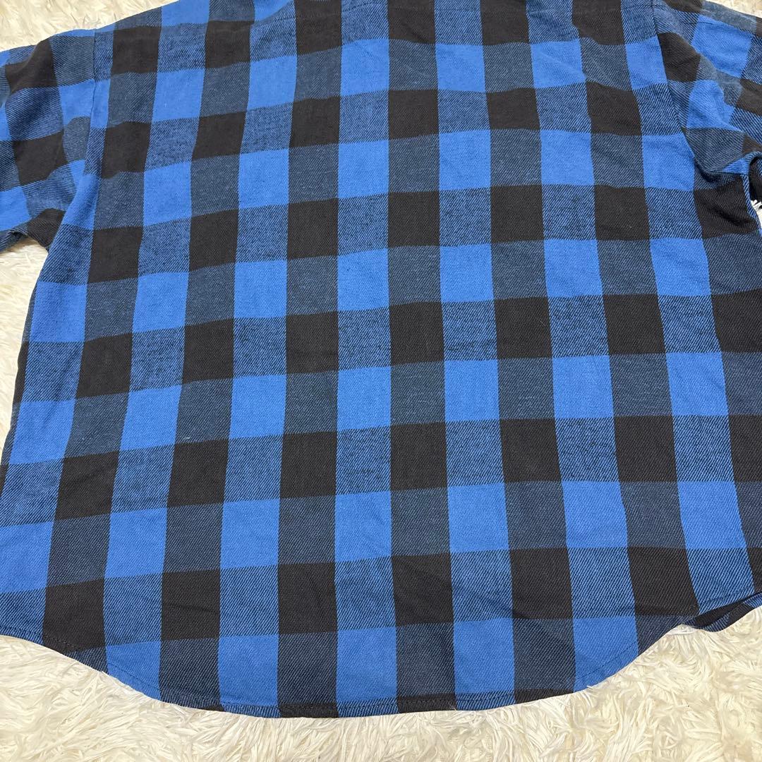 ク*ク様 FIVE BROTHER 70~80年代 三角タグ ネルシャツ USA