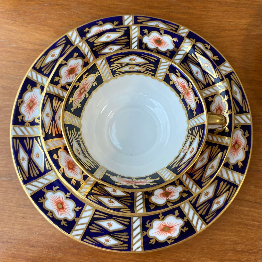 ロイヤルクラウンダービー　トラディショナルイマリ　古伊万里　5人用　ティーセット