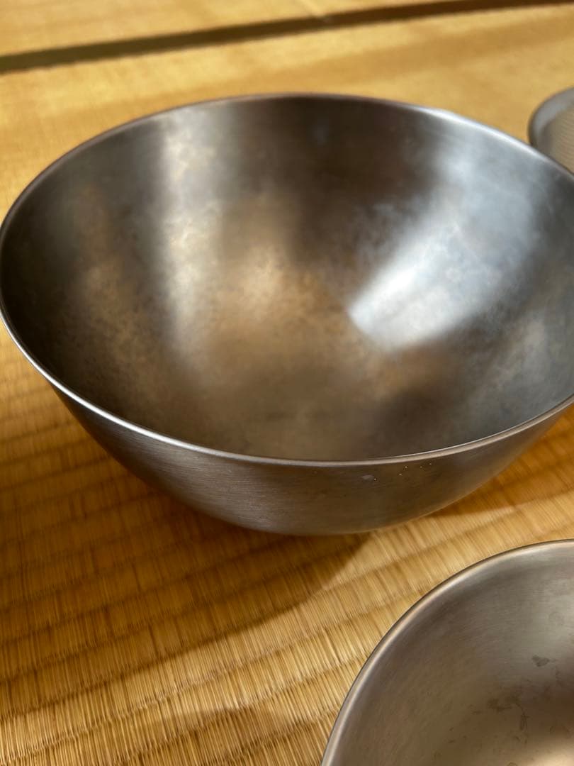柳宗理　ステンレスボウル　ザル　セット