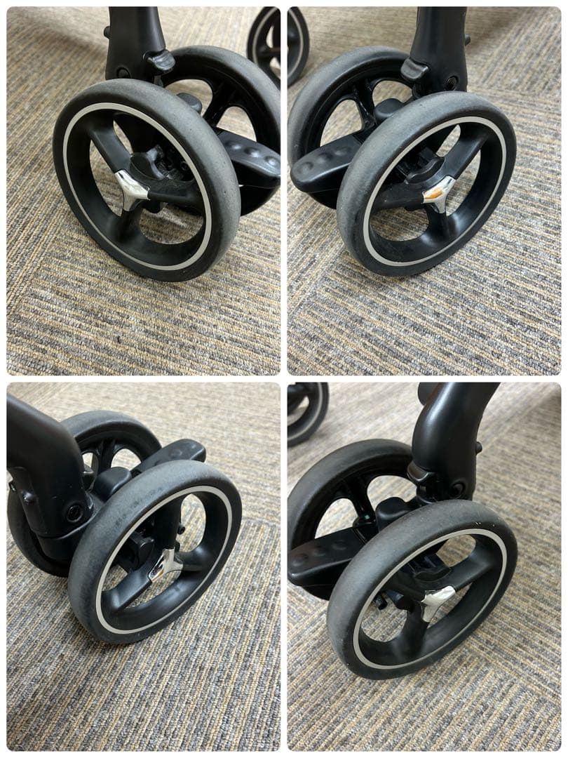 【美品】Apricaアップリカ ラクーナクッションフリープラス AB ブラック