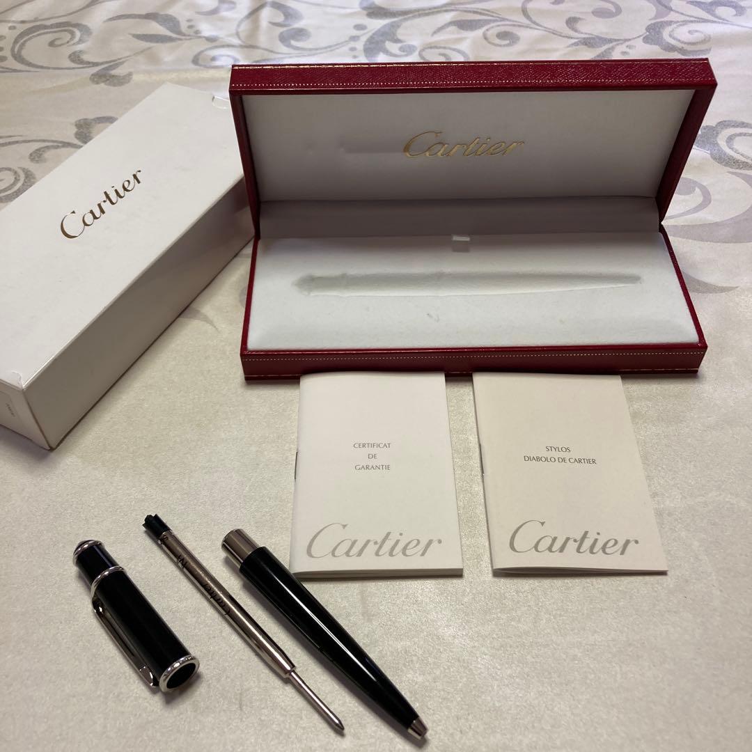 美品　Cartier　カルティエ　ディアボロ　ボールペン　箱付き