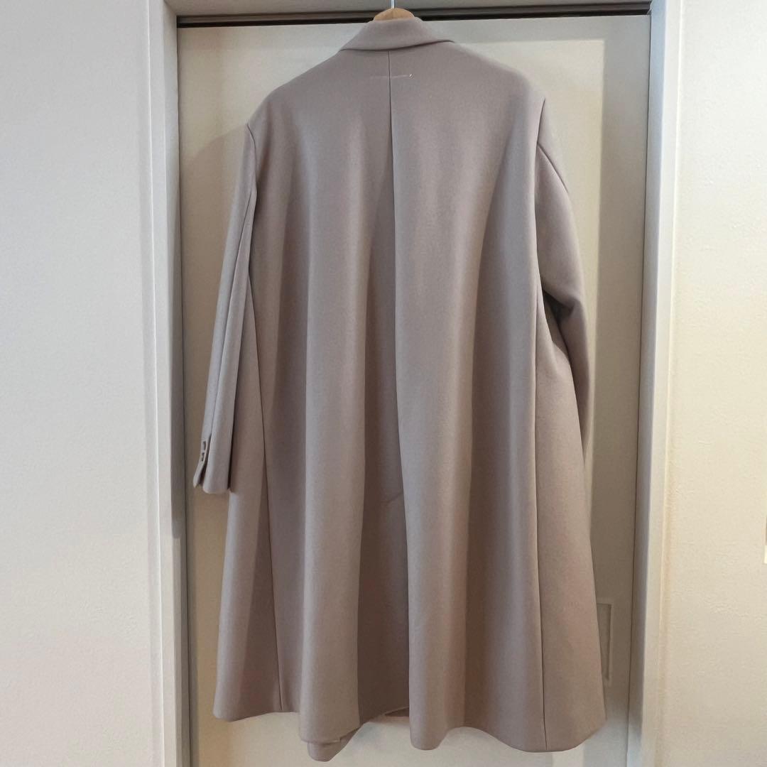 mm6 MM6 ダブルブレスト ロングコート 36 グレー　アウター